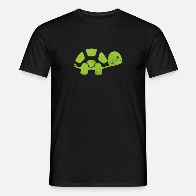 Schildkröte - Männer T-Shirt - Schwarz
