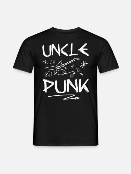 Uncle Punk Rock - Men's T-Shirt - black