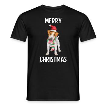 Joyeux Noël Drôle de Chemise de Noël - T-shirt homme - noir - Devant - AI Model Male 178 light (178cm)