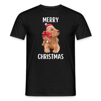 Joyeux Noël Drôle de Chemise de Noël - T-shirt homme - noir - Devant - AI Model Male 178 light (178cm)