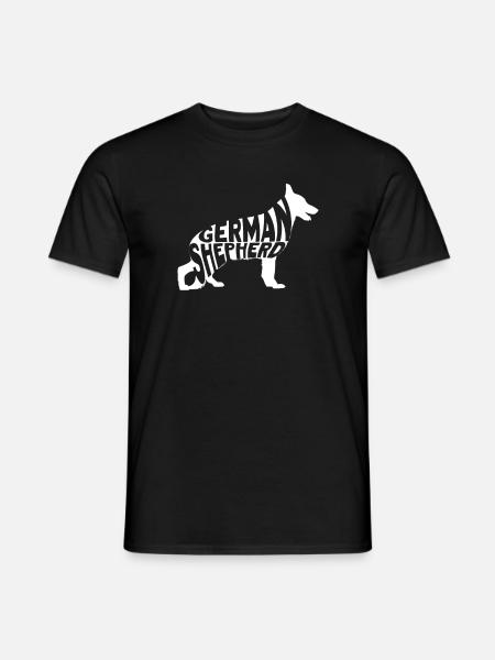 German Shepherd - Men's T-Shirt - black