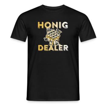 Honig Dealer Honigbiene Bienen Honig Imkerei Imker - Männer T-Shirt - Schwarz - Vorne - AI Model Male 178 light (178cm)