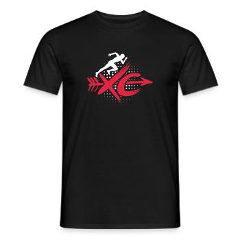 Laufen - Männer T-Shirt - Schwarz - Vorne - AI Model Male 178 light (178cm)