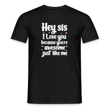 Soeur - T-shirt homme - noir - Devant - AI Model Male 178 light (178cm)