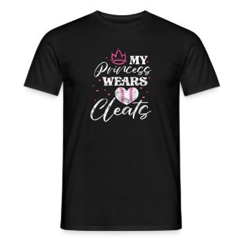 Softball - Männer T-Shirt - Schwarz - Vorne - AI Model Male 178 light (178cm)