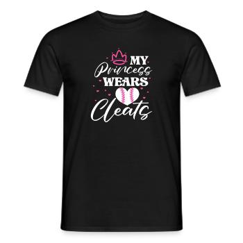 Softball Spieler Baseball Sport Pitcher Geschenk - Männer T-Shirt - Schwarz - Vorne - AI Model Male 178 light (178cm)