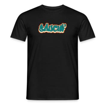 Hip Hop Rap Music Rapper Hiphop Gift - Men's T-Shirt - black - Front - AI Model Male 178 light (178cm)