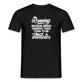 Courir - T-shirt homme - noir - Devant - AI Model Male 178 light (178cm)