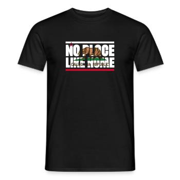 Kalifornien - Männer T-Shirt - Schwarz - Vorne - AI Model Male 178 light (178cm)