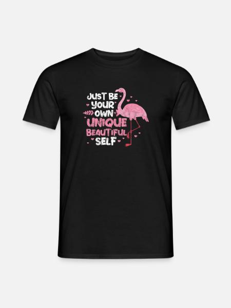Flamingo - Men's T-Shirt - black