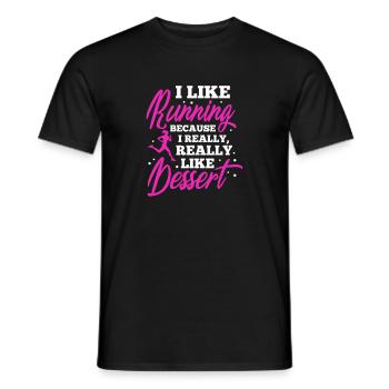 Courir - T-shirt homme - noir - Devant - AI Model Male 178 light (178cm)
