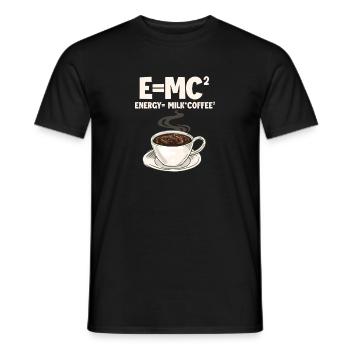Kaffee Koffein Espresso Barista Geschenk - Männer T-Shirt - Schwarz - Vorne - AI Model Male 178 light (178cm)
