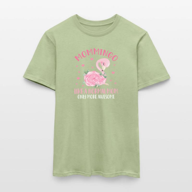 Flamingo Mutter Pink Vogel Muttertag Geschenk Männer T-Shirt