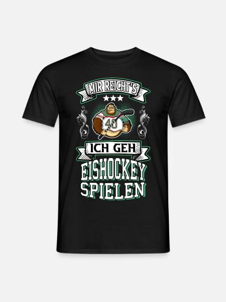 Eishockey Eishockeyspieler Spruch Sport Vintage - Männer T-Shirt - Schwarz