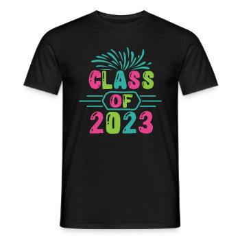 Class Of 2023 - Männer T-Shirt - Schwarz - Vorne - AI Model Male 178 light (178cm)
