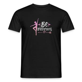 Ballet - Men's T-Shirt - black - Front - AI Model Male 178 light (178cm)