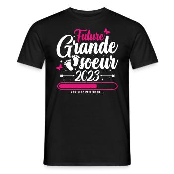 Future Grande Soeur 2023 - T-shirt homme - noir - Devant - AI Model Male 178 light (178cm)