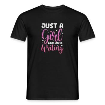 Auteur Auteurs Écrivain Livre Cadeau - T-shirt homme - noir - Devant - AI Model Male 178 light (178cm)