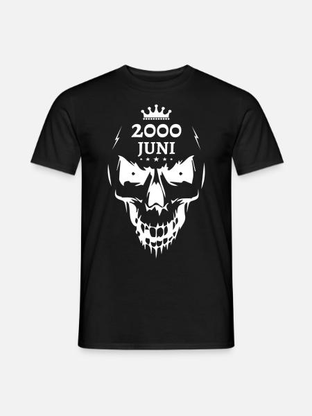 Juin 2000 Crâne - T-shirt homme - noir
