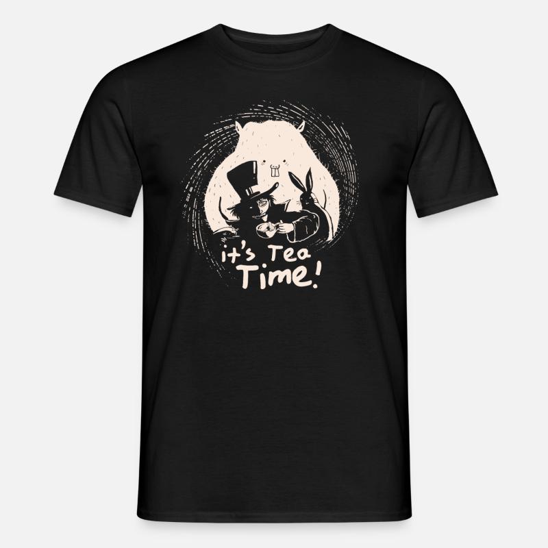Teezeit! - Männer T-Shirt - Schwarz