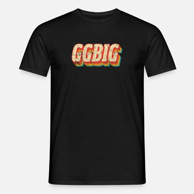 Große Schwester Bruder Geschwister Geschenk - Männer T-Shirt - Schwarz