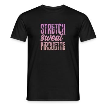 Ballet - Men's T-Shirt - black - Front - AI Model Male 178 light (178cm)