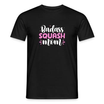 Squash Mutter - Männer T-Shirt - Schwarz - Vorne - AI Model Male 178 light (178cm)