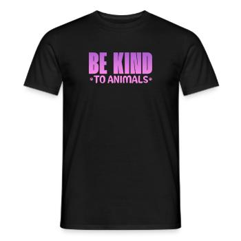 Sauvetage d’animaux - T-shirt homme - noir - Devant - AI Model Male 178 light (178cm)