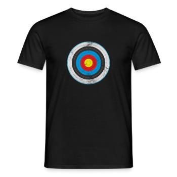 Tir à l’arc Archer Arc Flèche Cadeau - T-shirt homme - noir - Devant - AI Model Male 178 light (178cm)