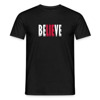 Atheist - Men's T-Shirt - black - Front - AI Model Male 178 light (178cm)
