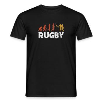 Rugby Verein Rugbyteam Football Sport Geschenk - Männer T-Shirt - Schwarz - Vorne - AI Model Male 178 light (178cm)