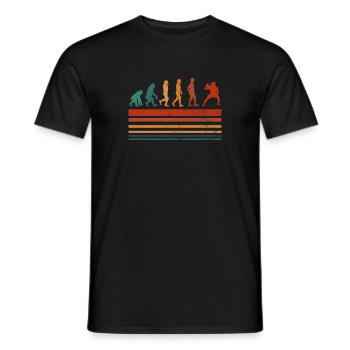 Rugby - Männer T-Shirt - Schwarz - Vorne - AI Model Male 178 light (178cm)