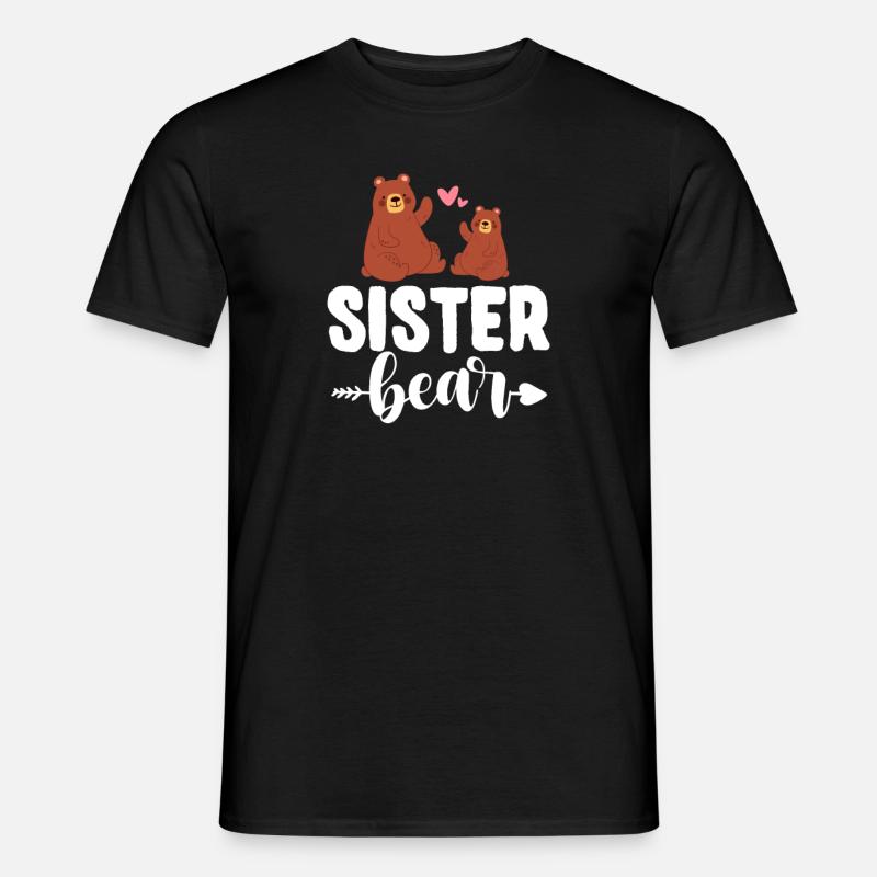 Schwester - Männer T-Shirt - Schwarz