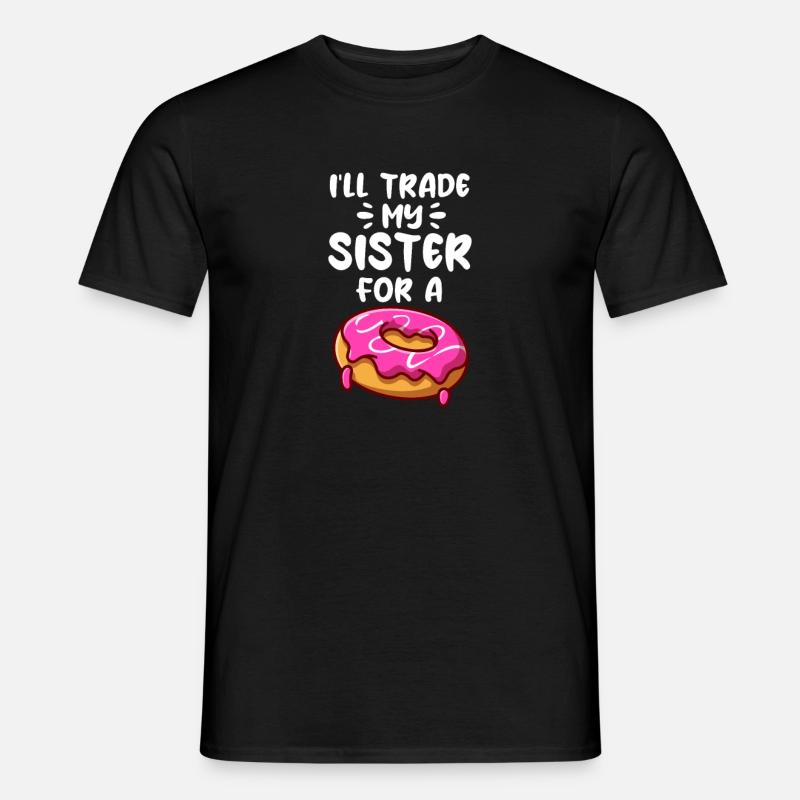 Schwester - Männer T-Shirt - Schwarz