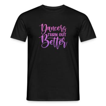 Ballet - Men's T-Shirt - black - Front - AI Model Male 178 light (178cm)