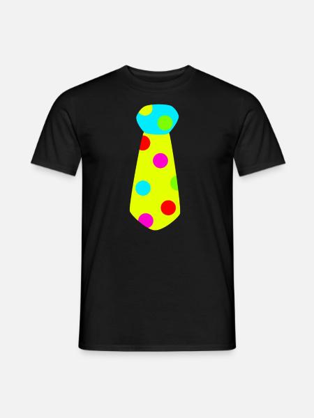 Clown Kostüm Karneval Fasching - Männer T-Shirt - Schwarz