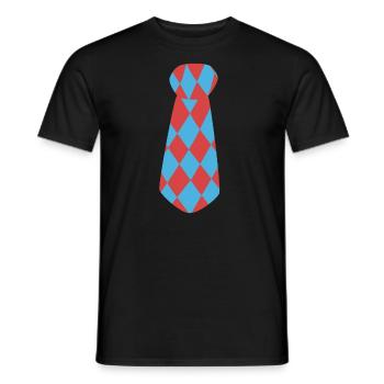 Clown Costume Carnival Carnival - Men's T-Shirt - black - Front - AI Model Male 178 light (178cm)