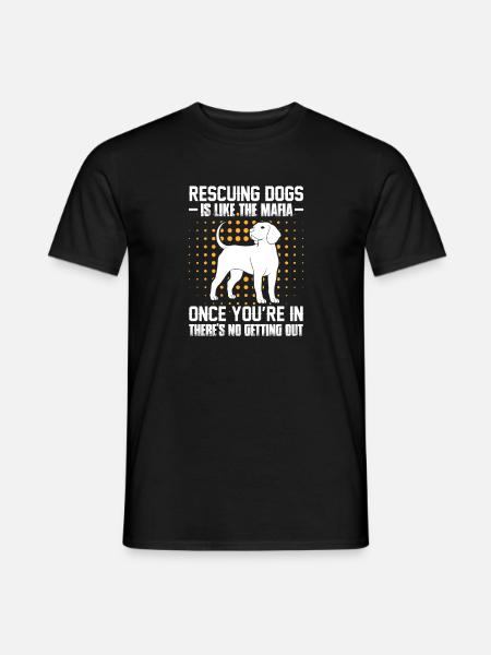 Tierrettung - Männer T-Shirt - Schwarz