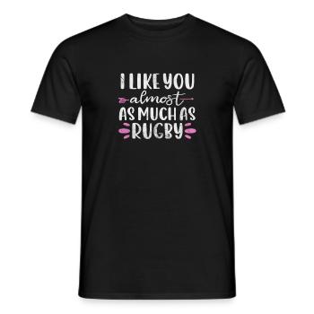 Rugby Verein Rugbyteam Football Sport Geschenk - Männer T-Shirt - Schwarz - Vorne - AI Model Male 178 light (178cm)
