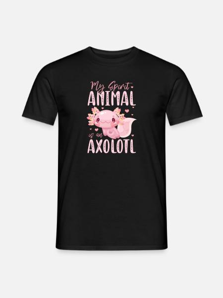 Axolotl - Men's T-Shirt - black