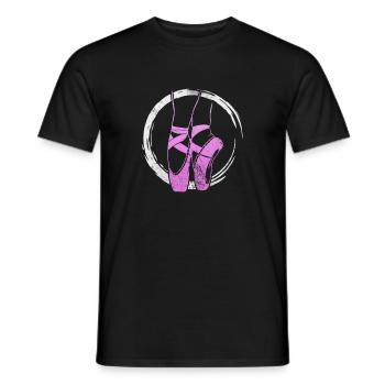 Ballet - Men's T-Shirt - black - Front - AI Model Male 178 light (178cm)