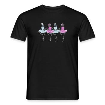 Ballet - Men's T-Shirt - black - Front - AI Model Male 178 light (178cm)