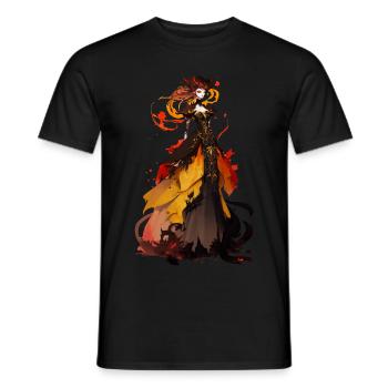 Drachen 1 - Männer T-Shirt - Schwarz - Vorne - AI Model Male 178 light (178cm)