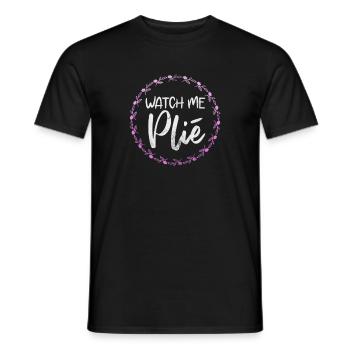 Ballet - Men's T-Shirt - black - Front - AI Model Male 178 light (178cm)