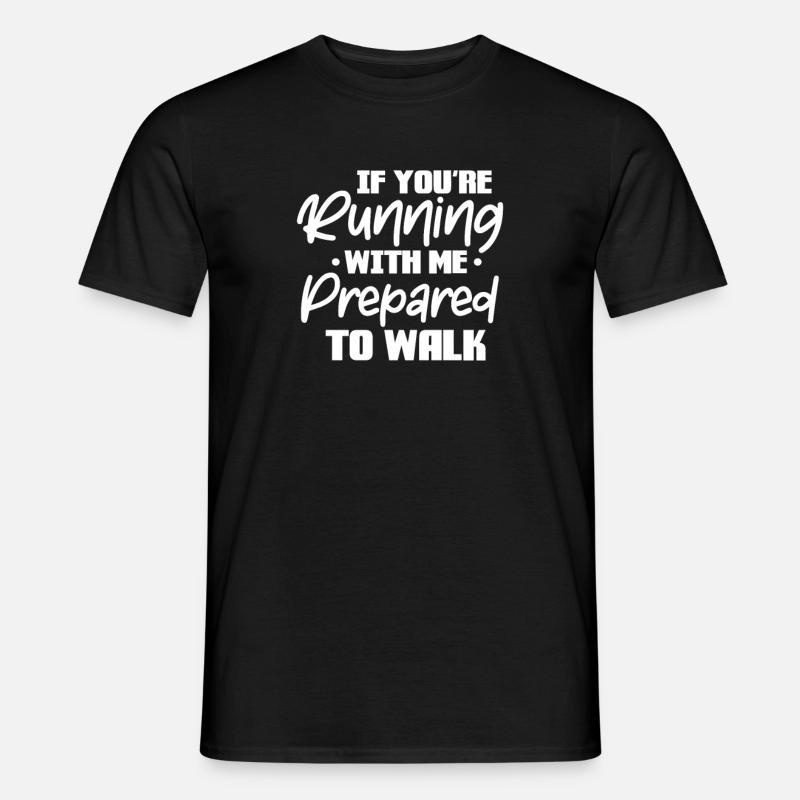 Laufen - Männer T-Shirt - Schwarz