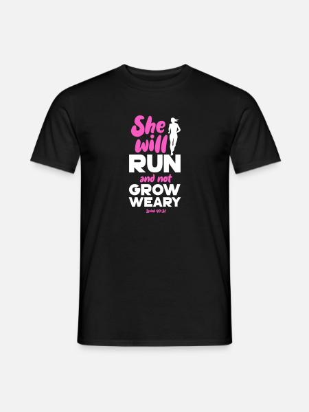 Run - Men's T-Shirt - black