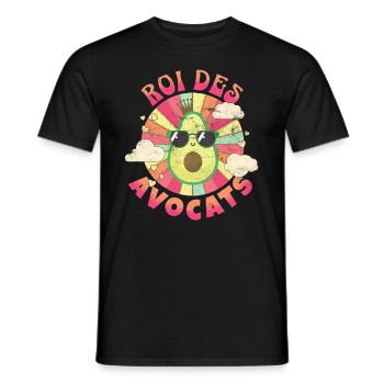 Der König der Kawaii-Anwälte - Männer T-Shirt - Schwarz - Vorne - AI Model Male 178 light (178cm)