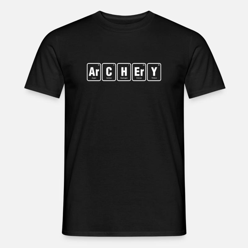 Bogenschiessen - Männer T-Shirt - Schwarz