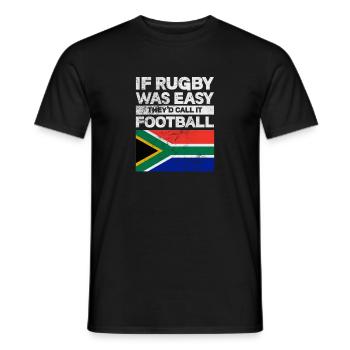 Rugby Verein Rugbyteam Football Sport Geschenk - Männer T-Shirt - Schwarz - Vorne - AI Model Male 178 light (178cm)