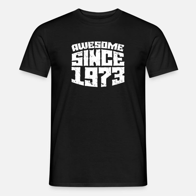 1973 - Männer T-Shirt - Schwarz